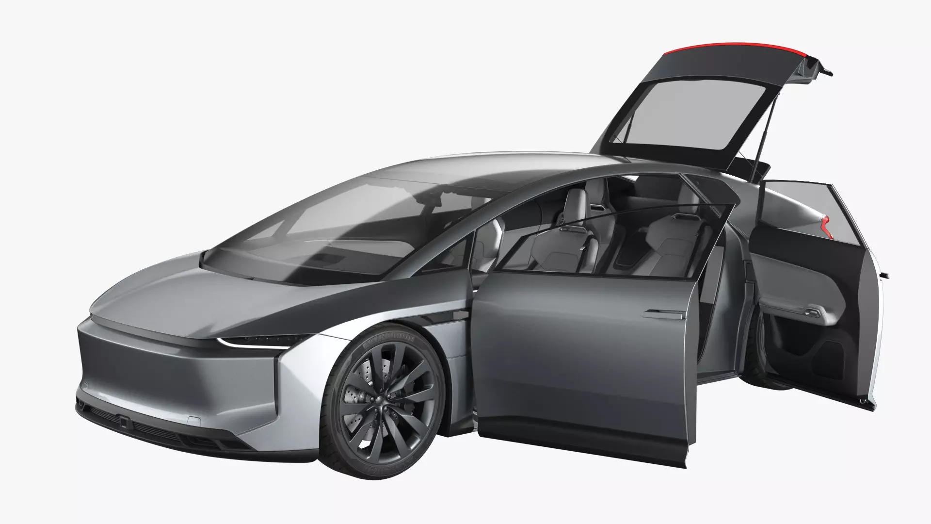Futuristic Car Concept 3D model_15