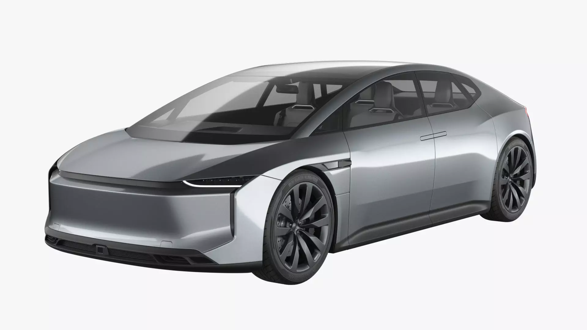 Futuristic Car Concept 3D model_0