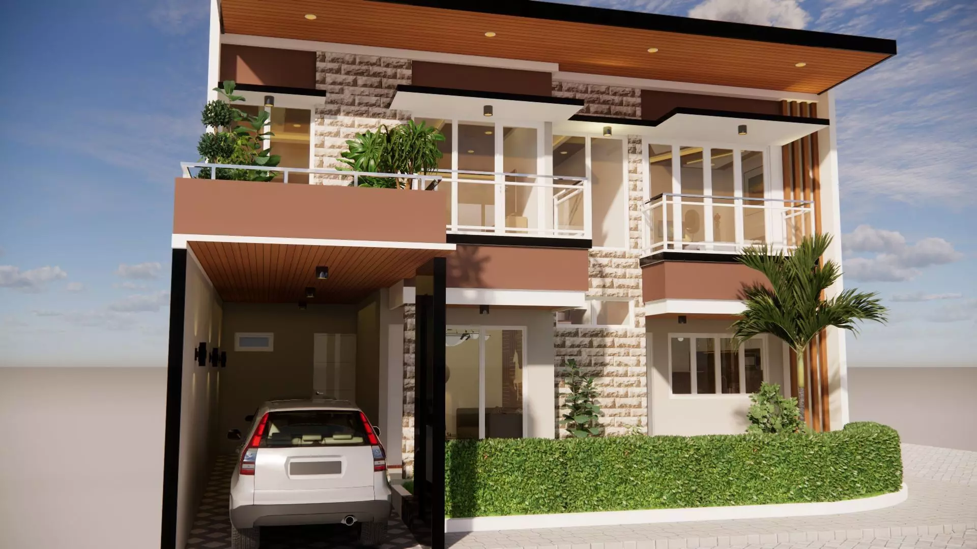 3D Home Exterior and Interior Design Package 1 3D model_2