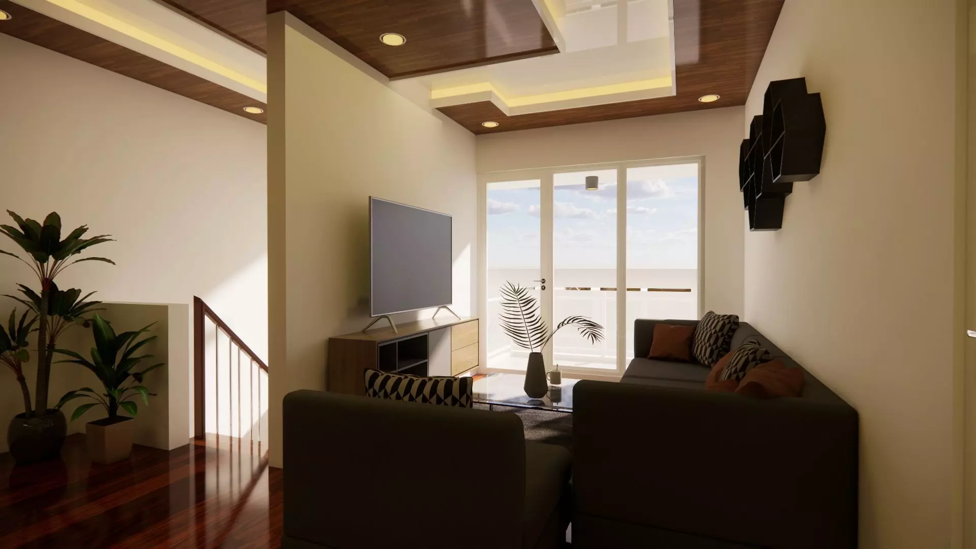 3D Home Exterior and Interior Design Package 1 3D model_10