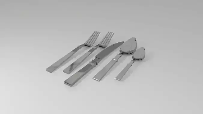 Cutlery Set of silver
