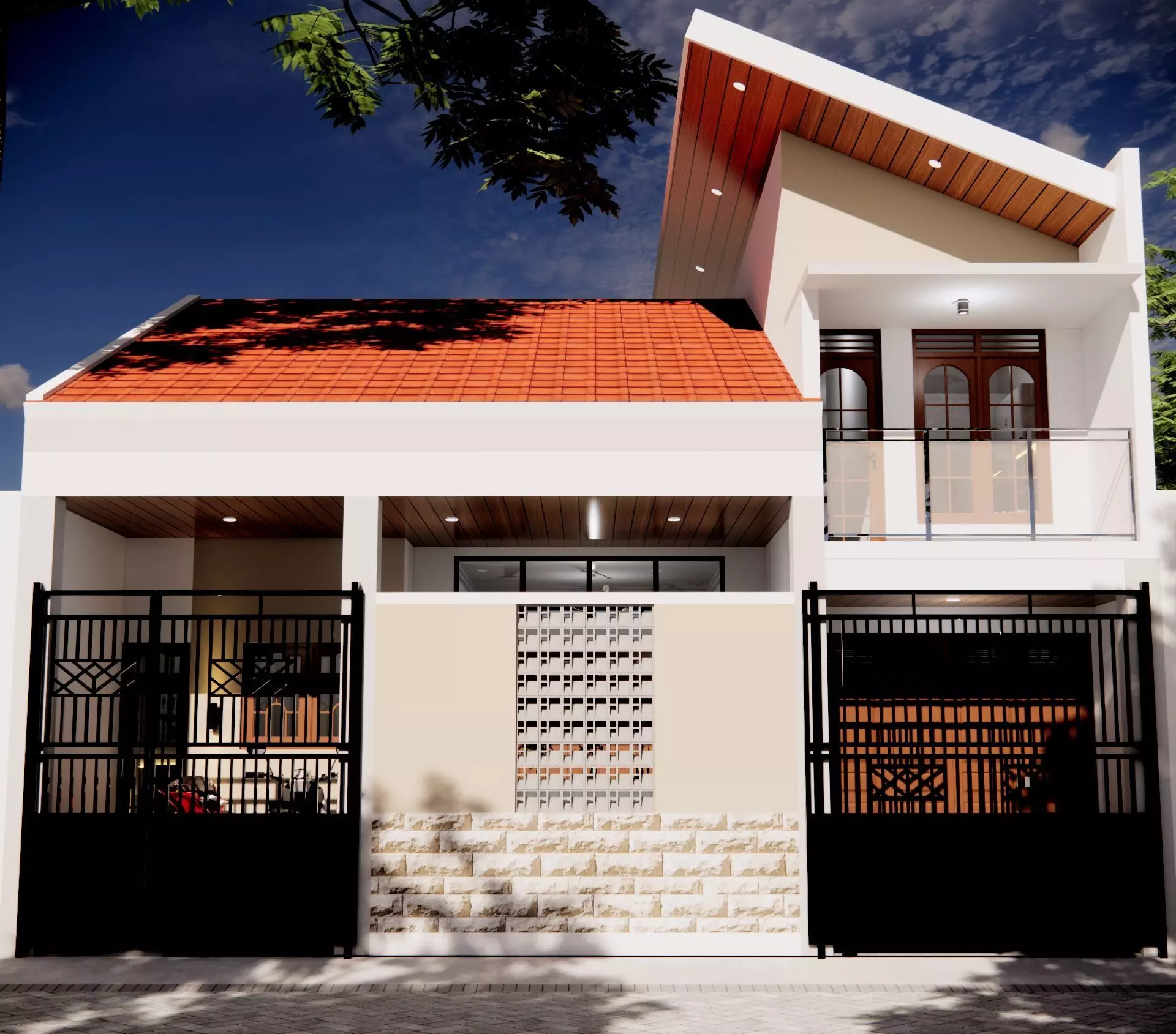 3D Home Exterior and Interior Design Package 2 3D model_1