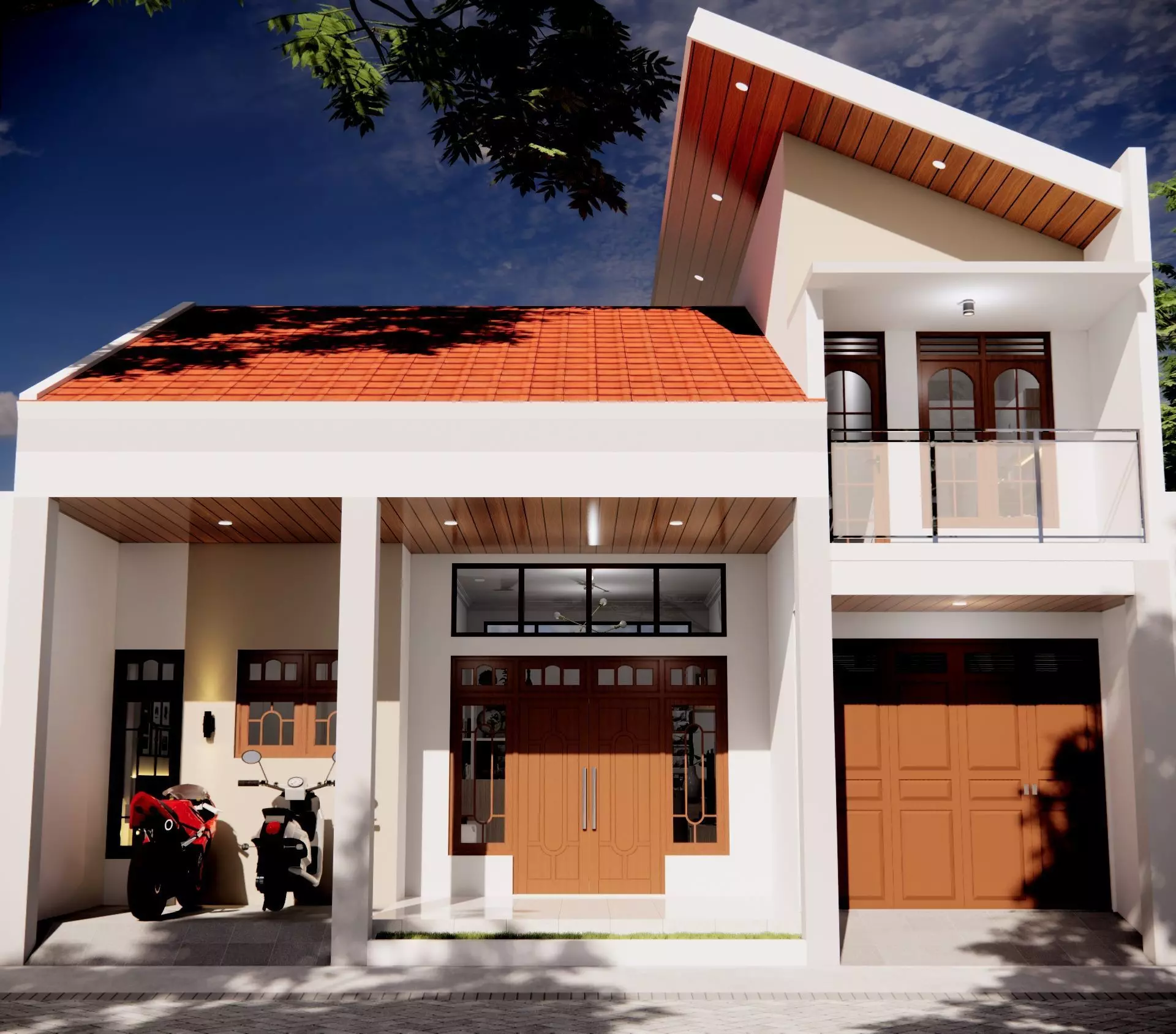 3D Home Exterior and Interior Design Package 2 3D model_0