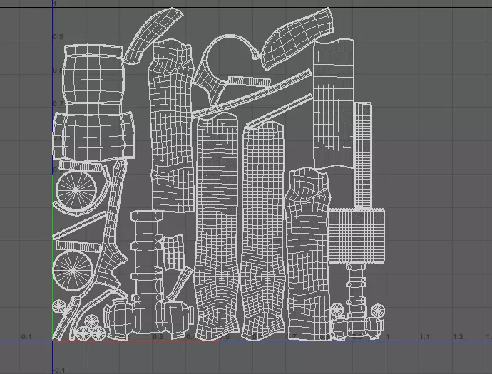 Robot Frog Mech Game Ready SciFi PBR Character 135k Tris Low-poly 3D model_9