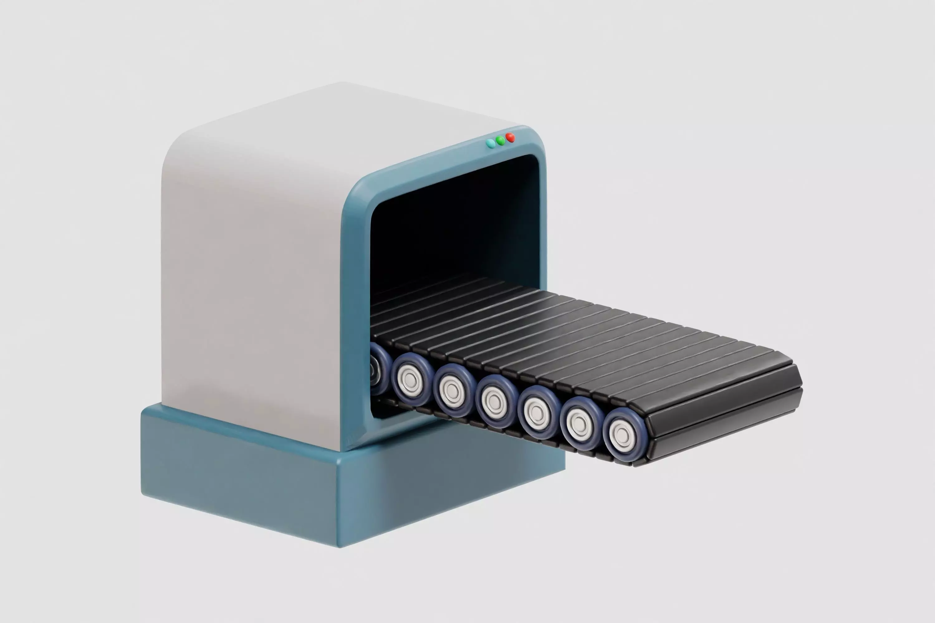 Conveyor Belt Low-poly 3D model