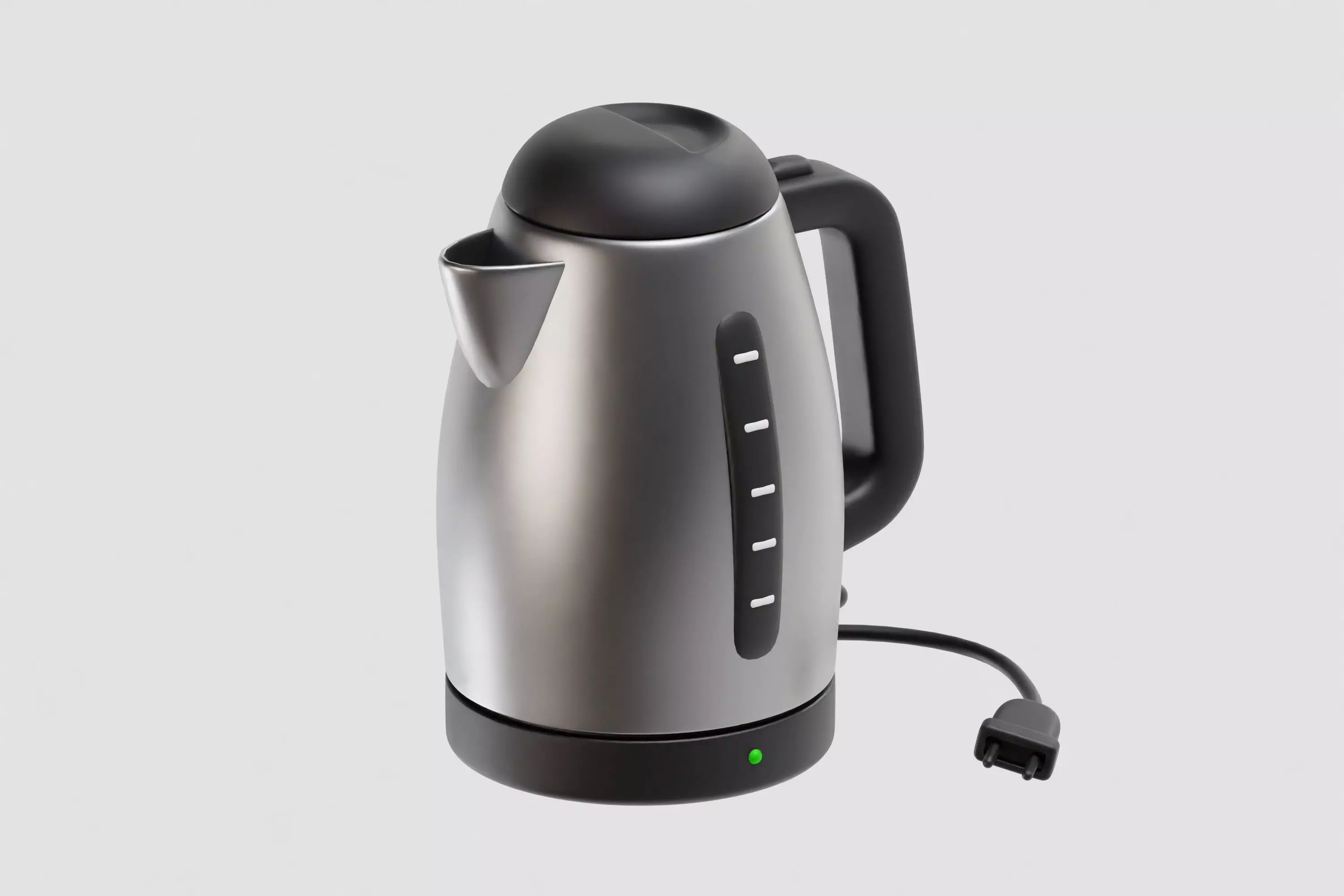 Electric Kettle Low-poly 3D model_1