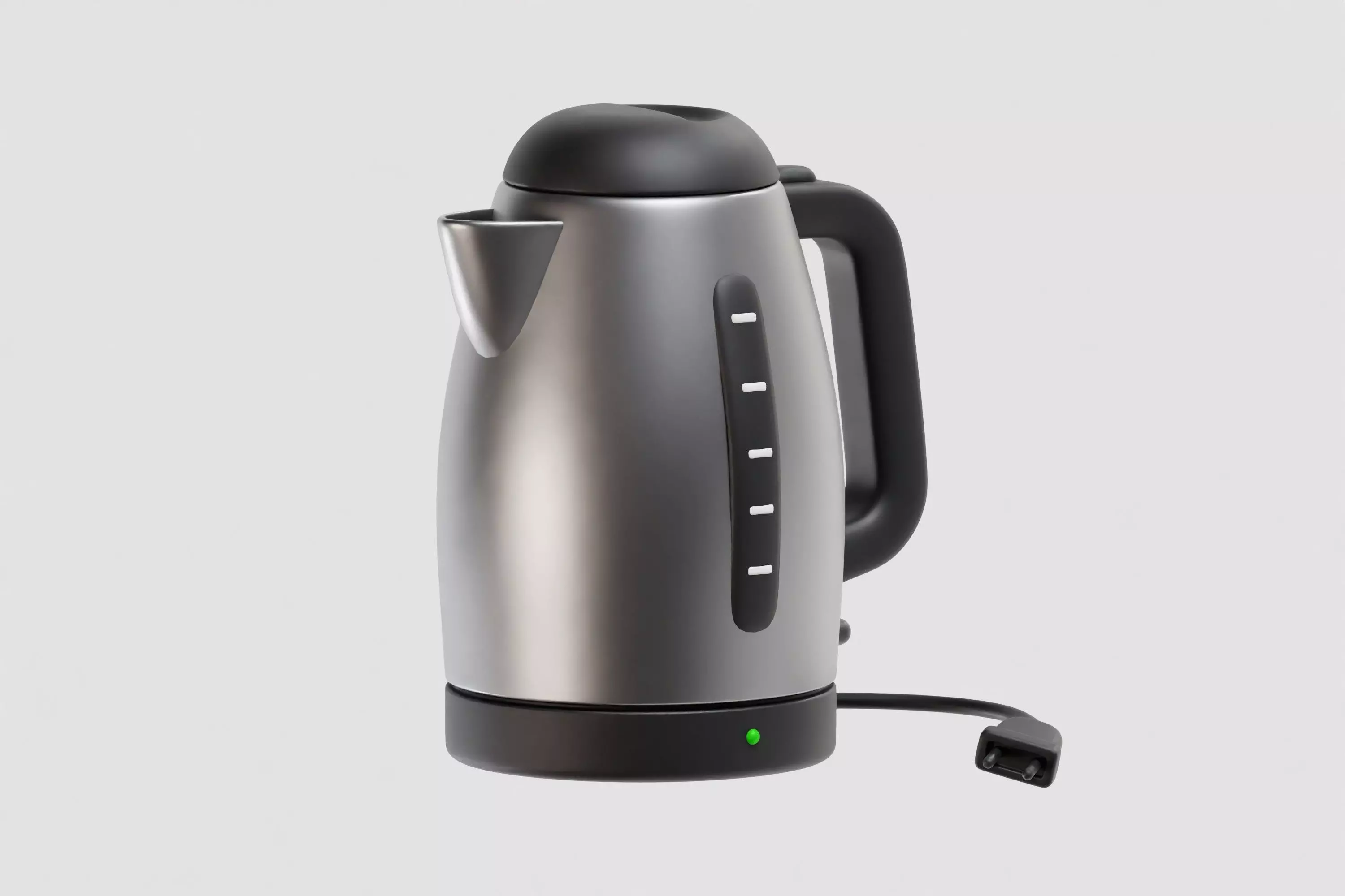 Electric Kettle Low-poly 3D model_4