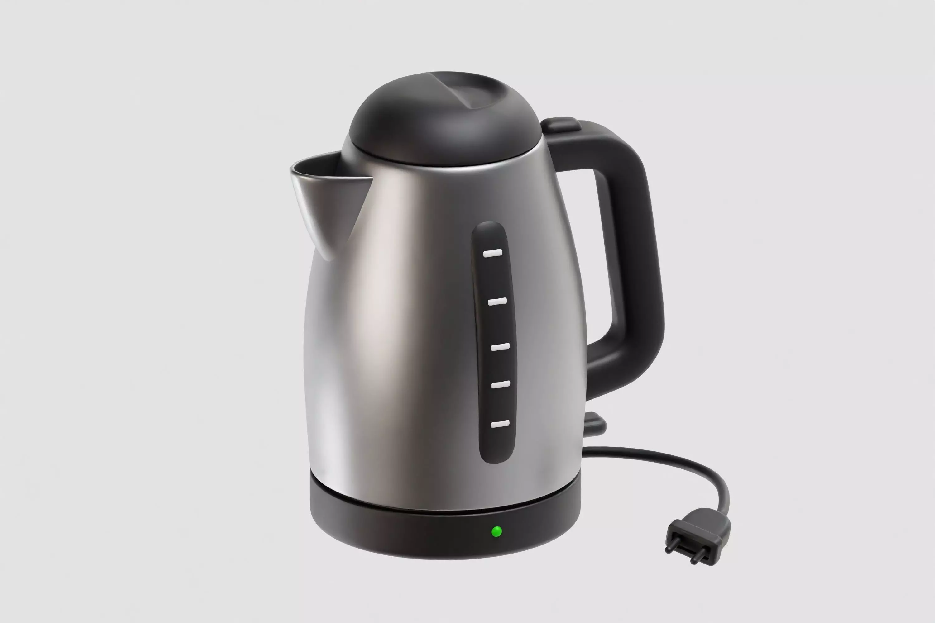 Electric Kettle Low-poly 3D model_0