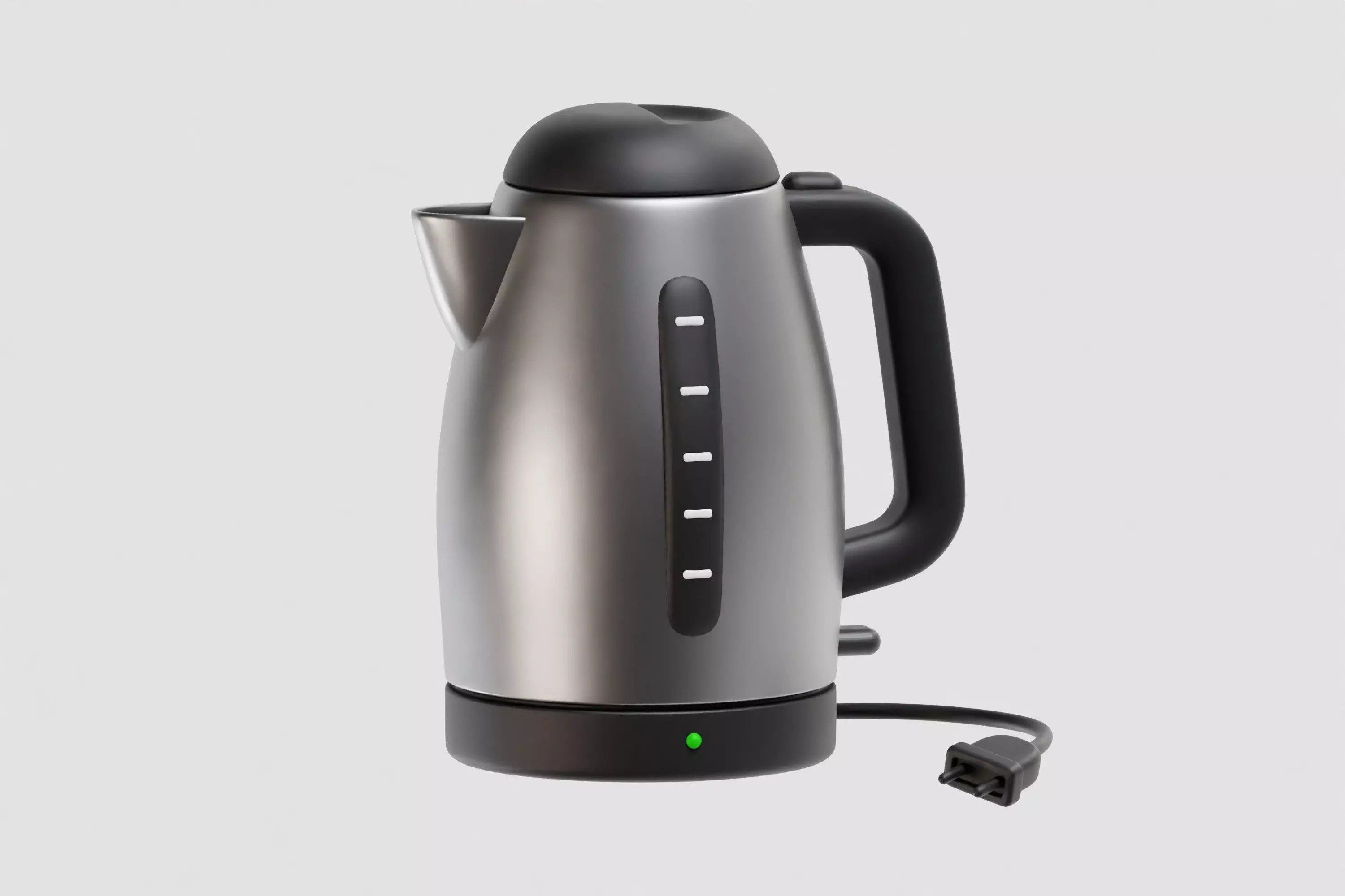 Electric Kettle Low-poly 3D model_3