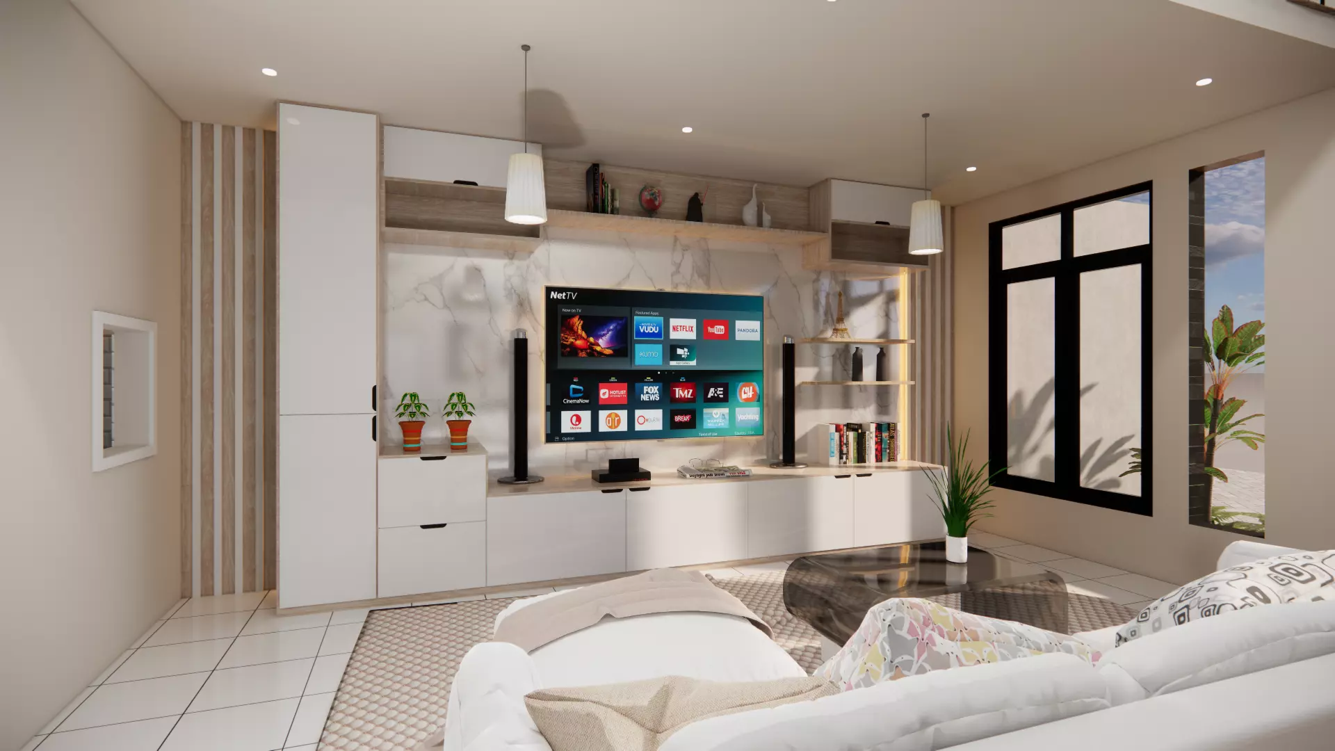 3D Home Exterior and Interior Design Package 3 3D model_5