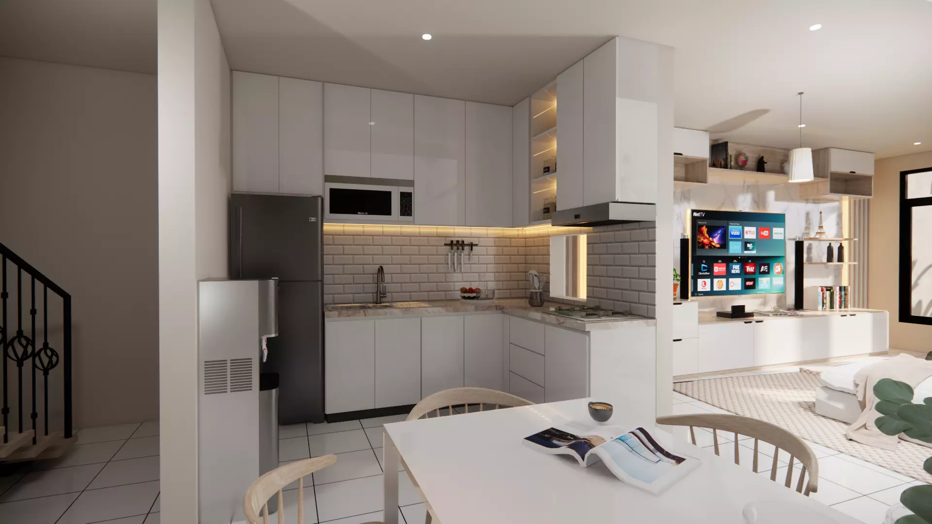 3D Home Exterior and Interior Design Package 3 3D model_8