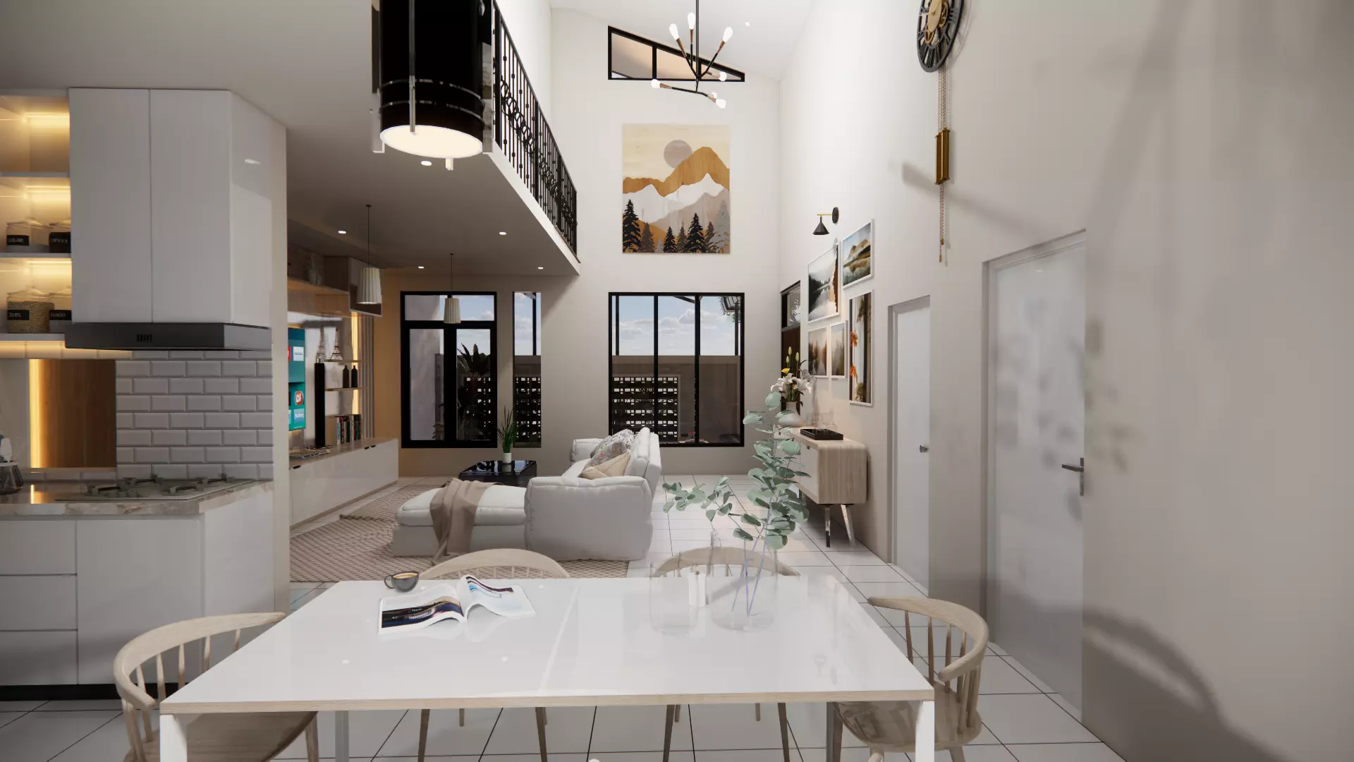 3D Home Exterior and Interior Design Package 3 3D model_9