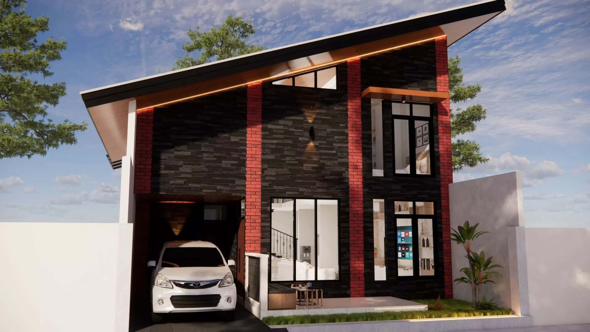 3D Home Exterior and Interior Design Package 3 3D model_3