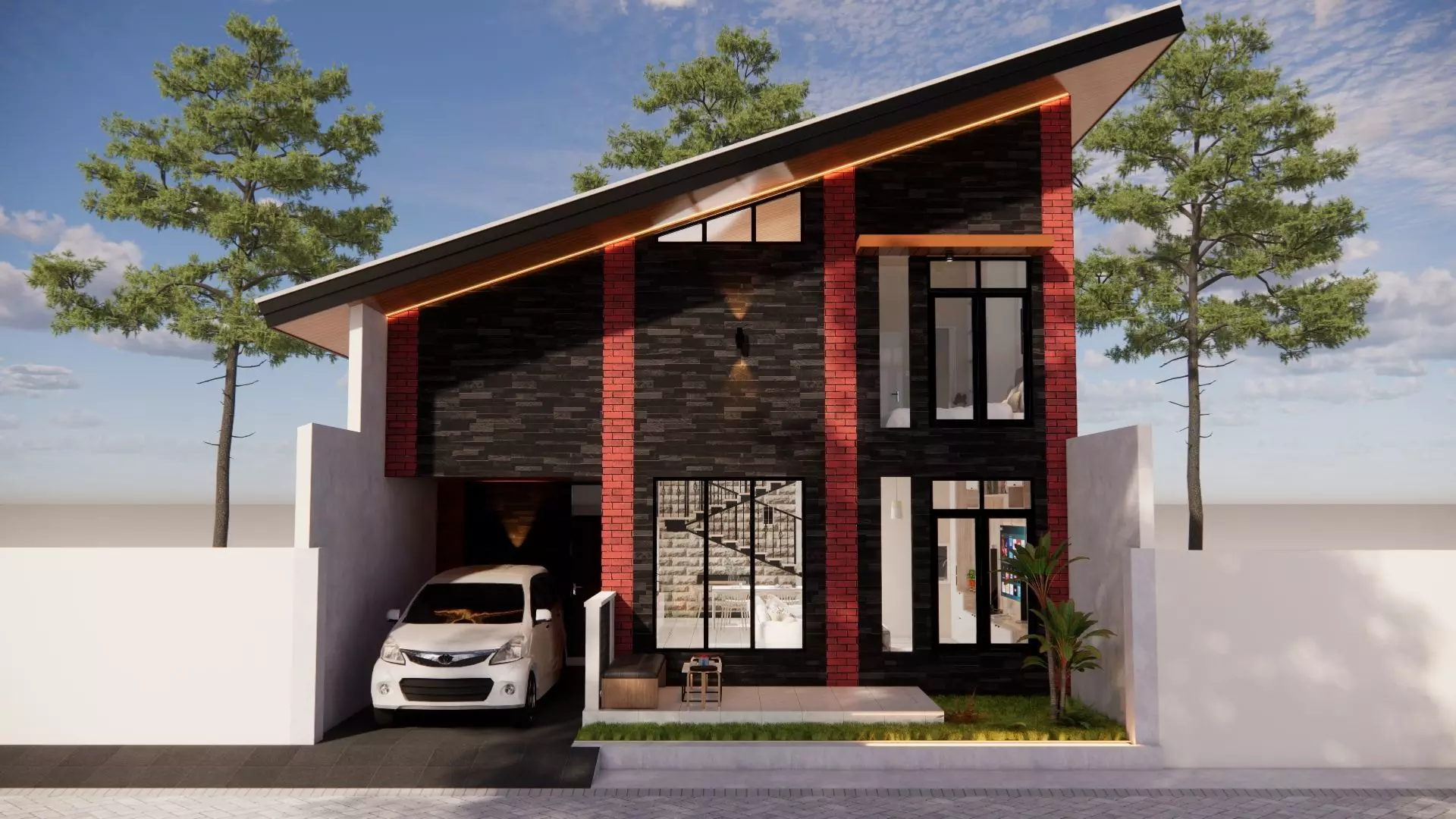 3D Home Exterior and Interior Design Package 3 3D model_1