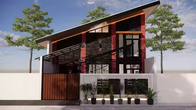 3D Home Exterior and Interior Design Package 3