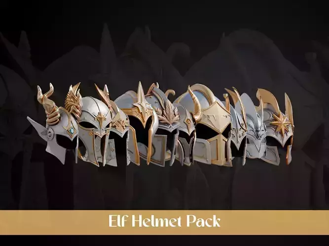 Stylized Elf Helmet Pack