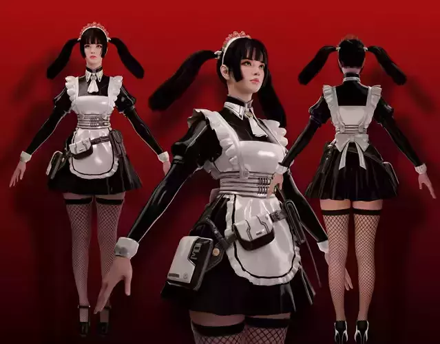 The First Descendant Skin 4 3D model