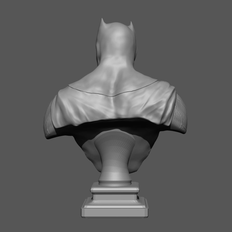 Batman bust 3D print model_4