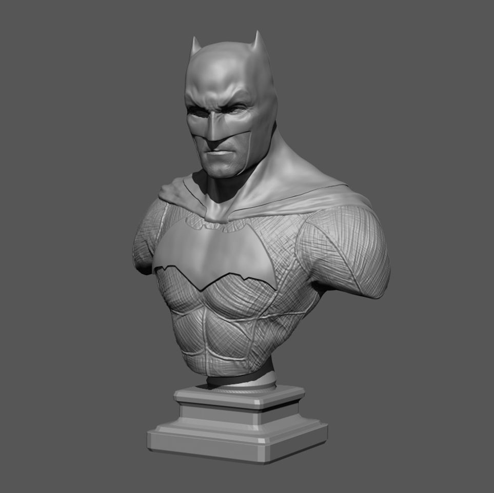 batman bust 3d printable