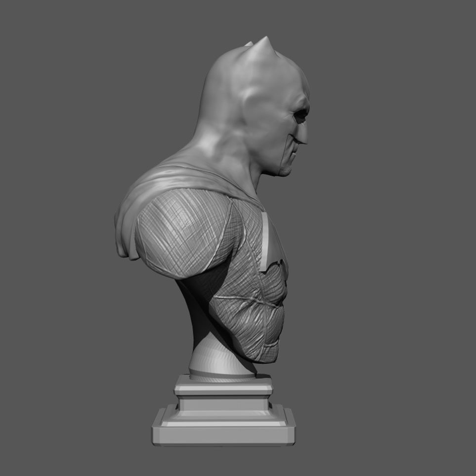Batman bust 3D print model_3