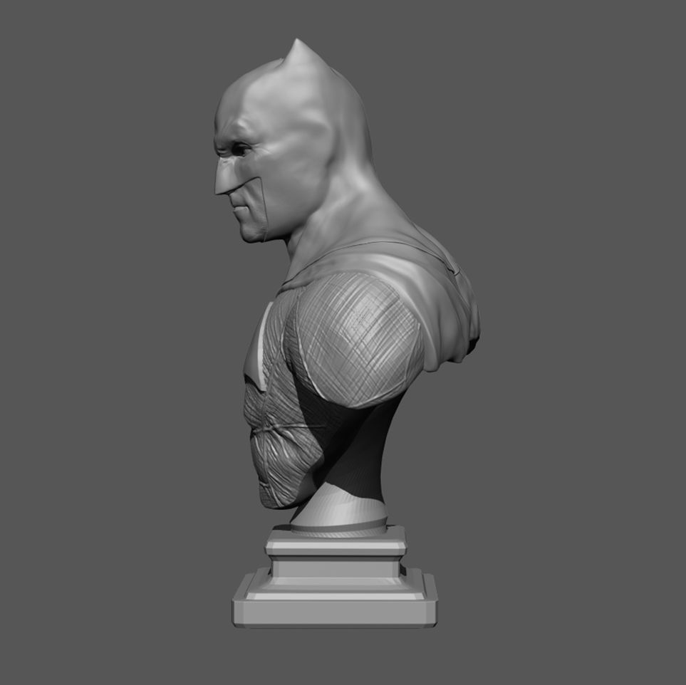 Batman bust 3D print model_2
