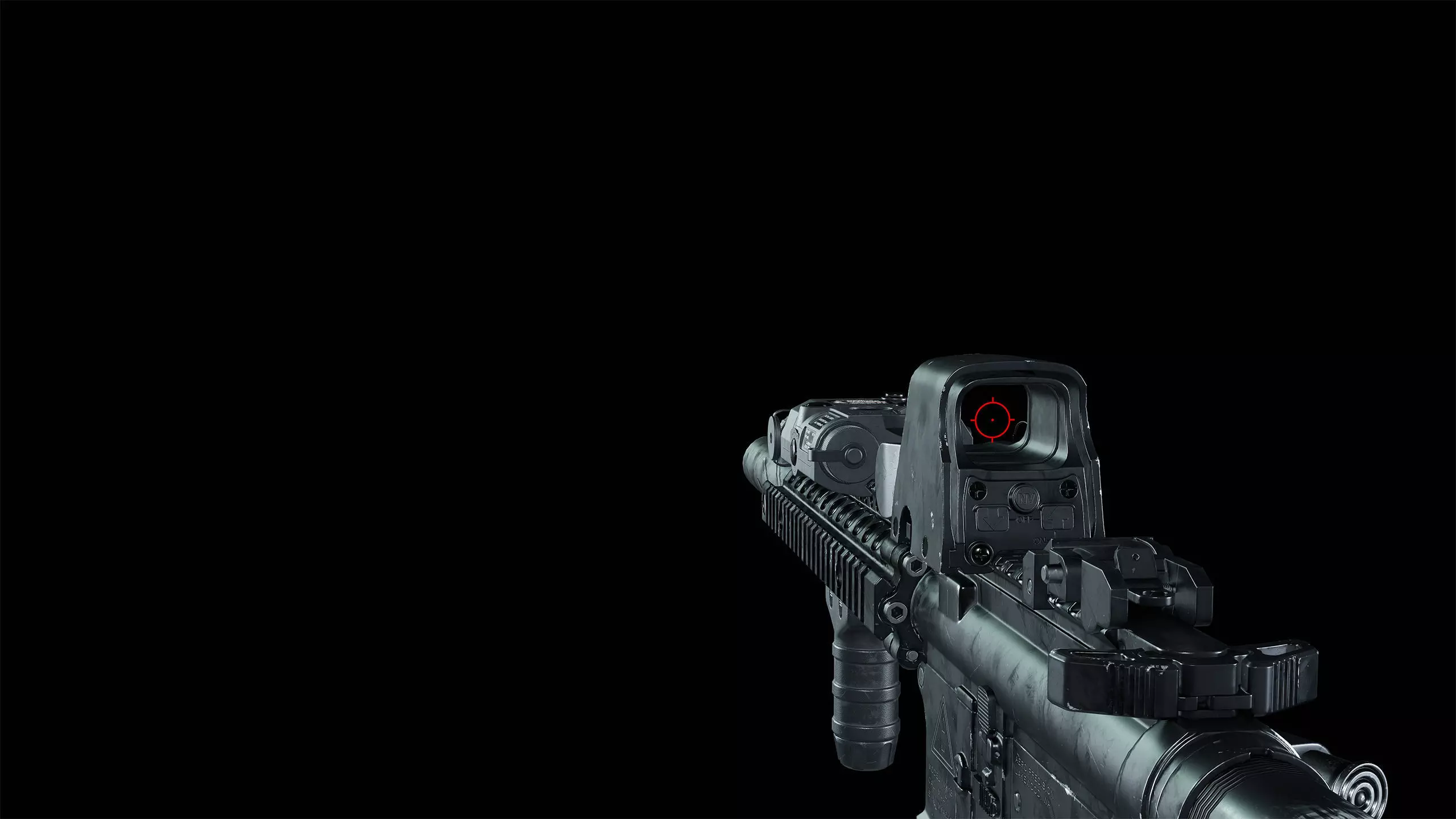 MK18 Assault Rifle Low-poly 3D model_8