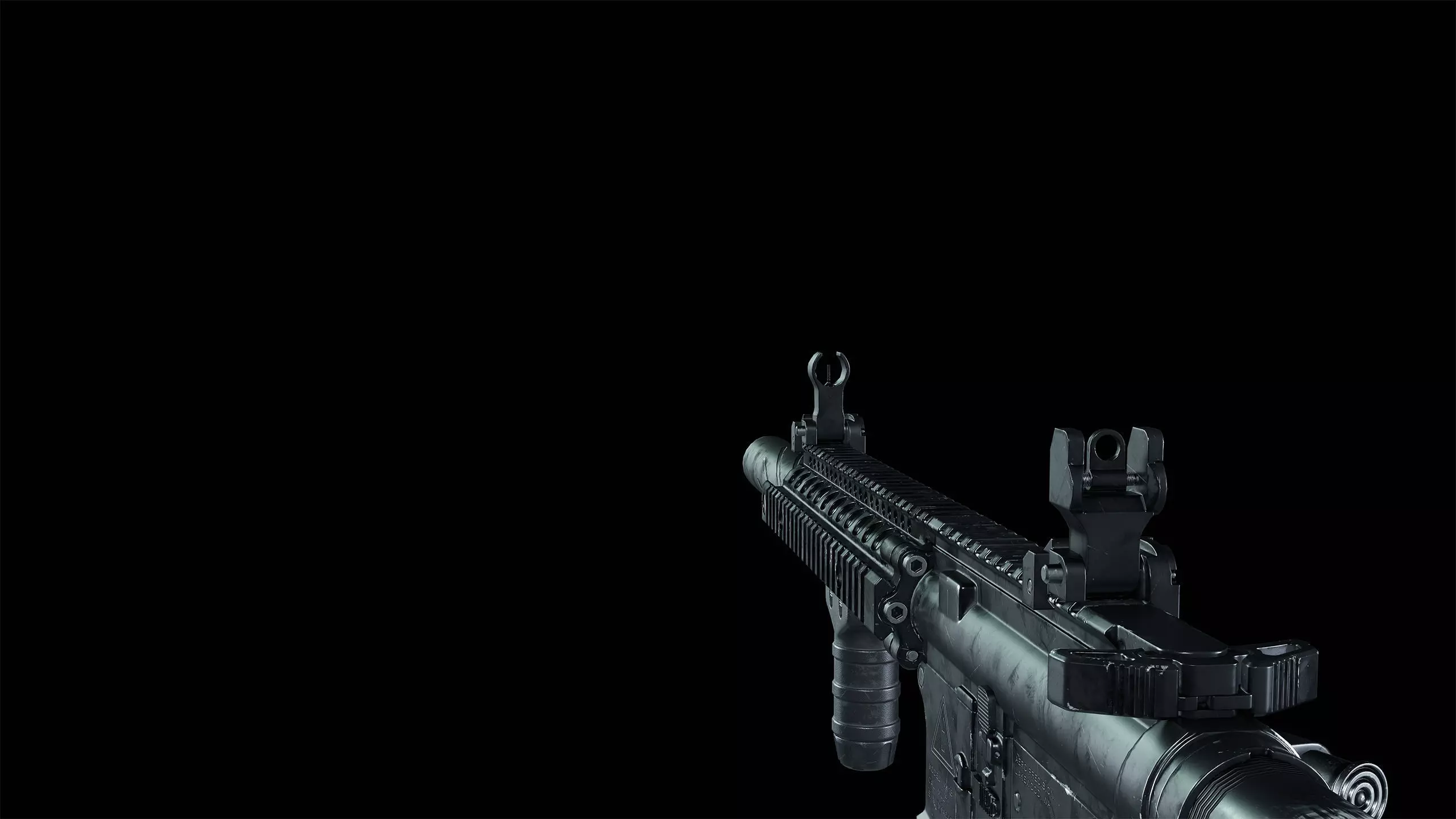 MK18 Assault Rifle Low-poly 3D model_10