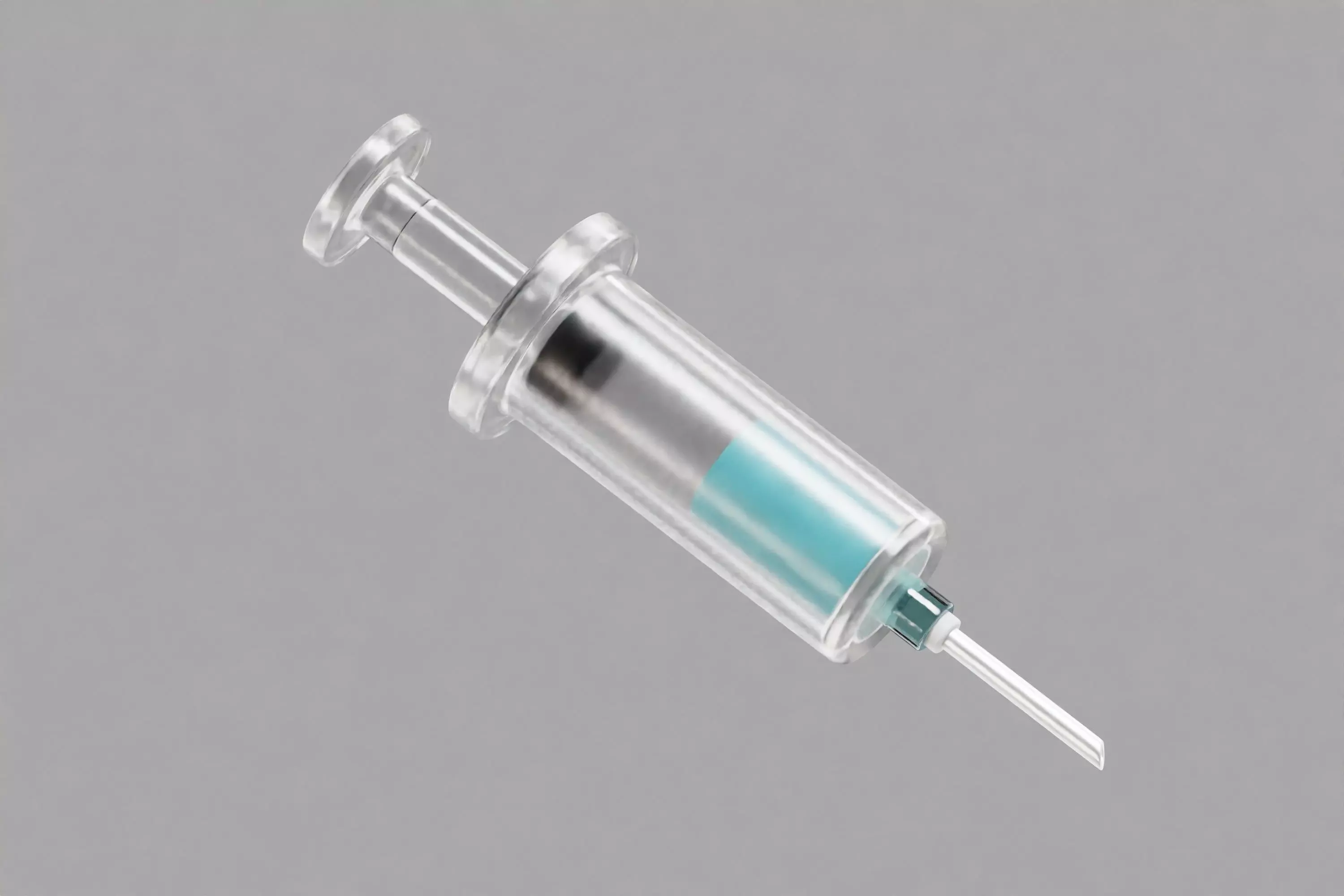 Syringe cartoon Low-poly 3D model_4