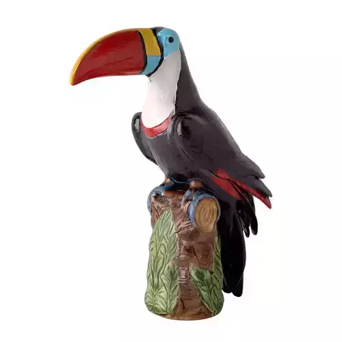 Bordallo Pinheiro Amazonia Toucan 3D model