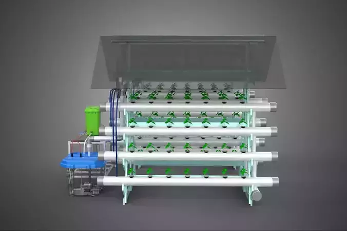 AUTO CONTROL MONITORING NUTRIENT DELIVERY HYDROPONIC PLANT FARM