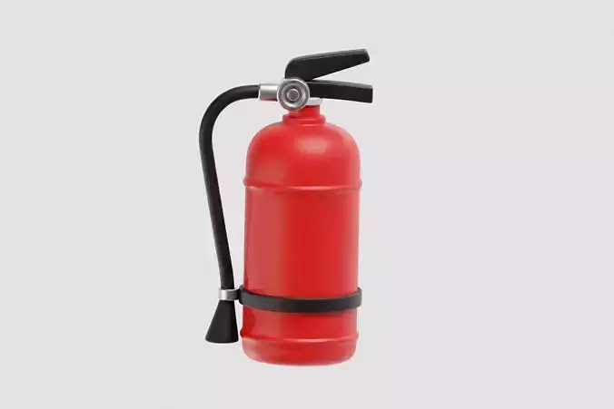 Cartoon Fire Extinguisher