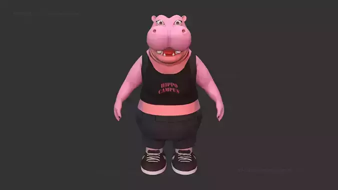 Hippo character 
