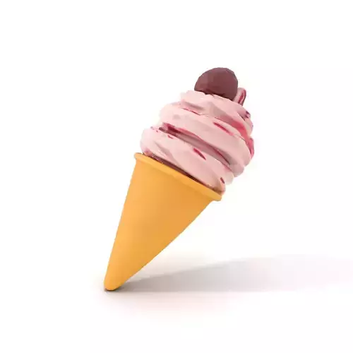 Raspberry Swirl Cone model pack