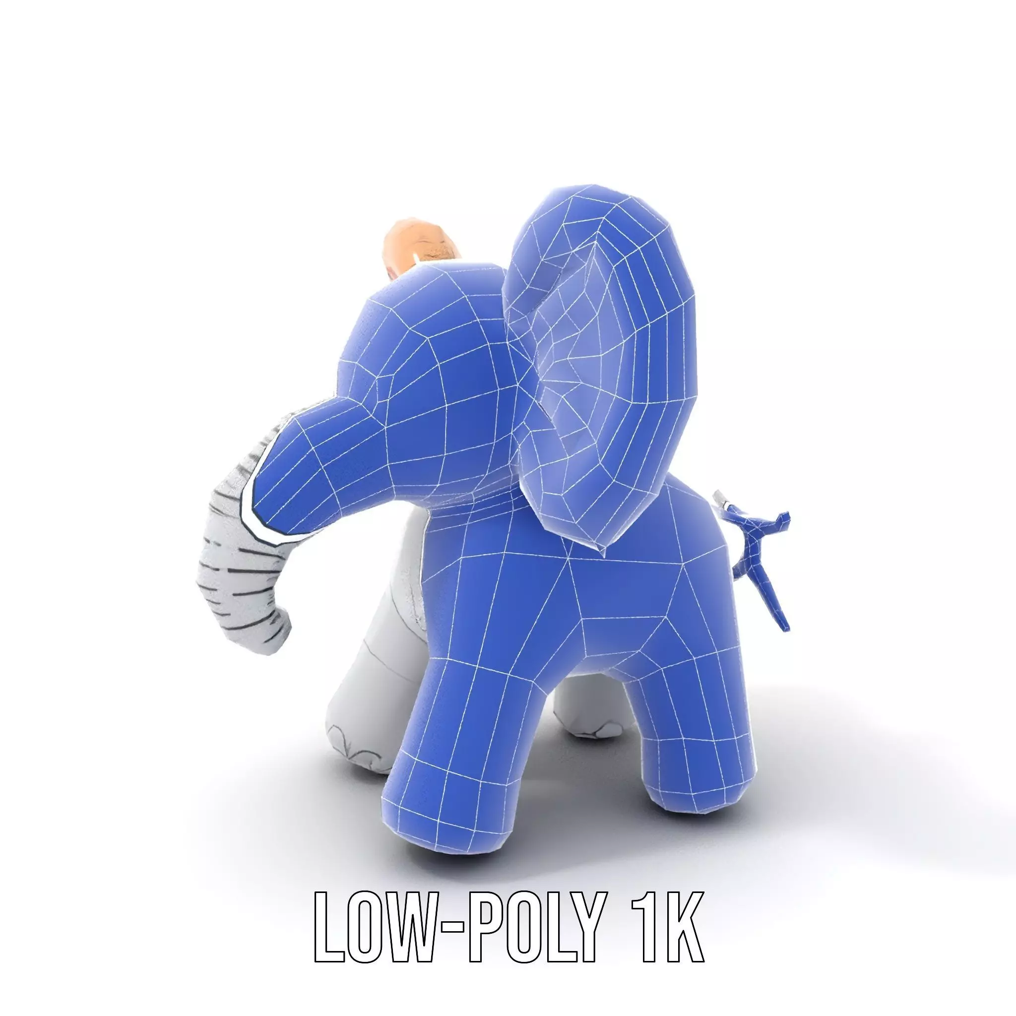 Balloon Elephant model pack Low-poly 3D model_28