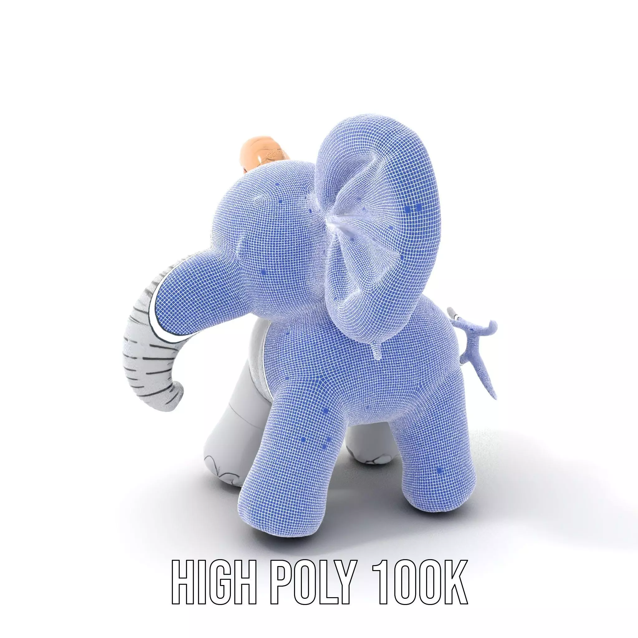 Balloon Elephant model pack Low-poly 3D model_5