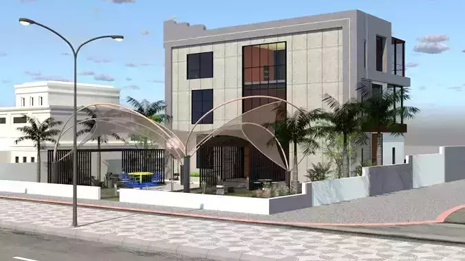 Modern Residential Villa  Exterior Design