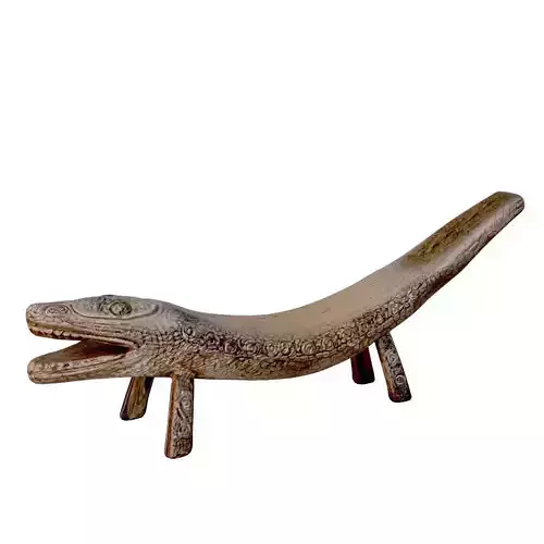 Crocodile Log Bench