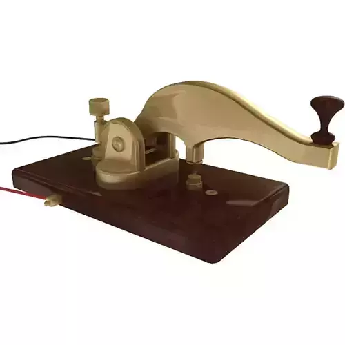 Telegraph Low-poly 3D model