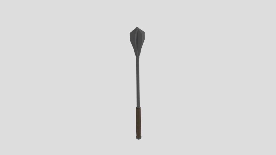 Medieval weapon pack Free low-poly 3D model_19