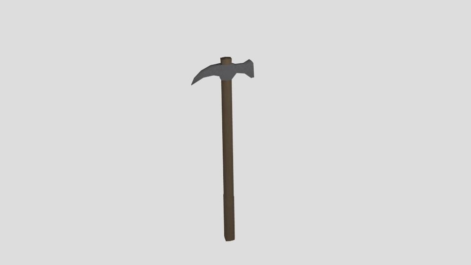 Medieval weapon pack Free low-poly 3D model_21