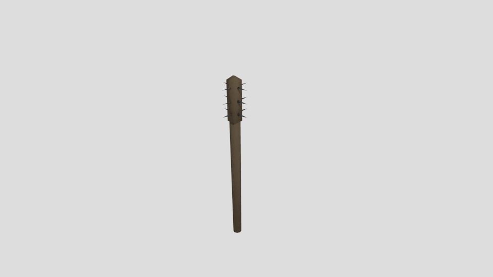 Medieval weapon pack Free low-poly 3D model_17
