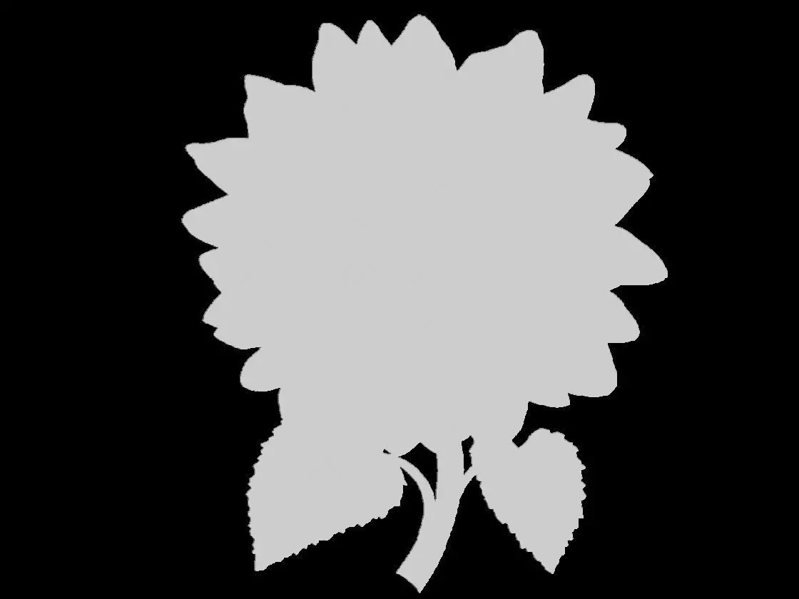 Sunflower Sculpture 3D print model_6