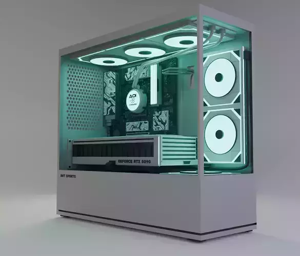 Computer 3d model