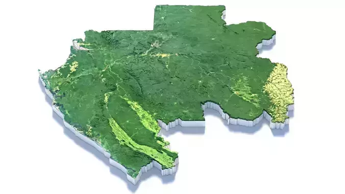 Gabon Country Terrain