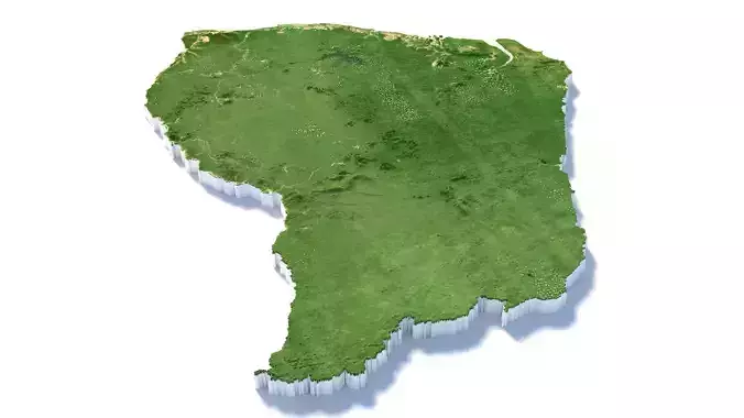 French Guiana Country Terrain