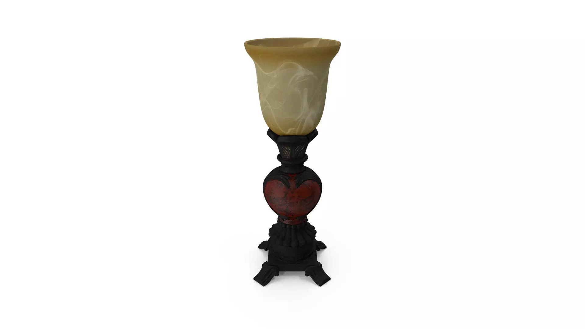 Traditional Lamp 3D model_1