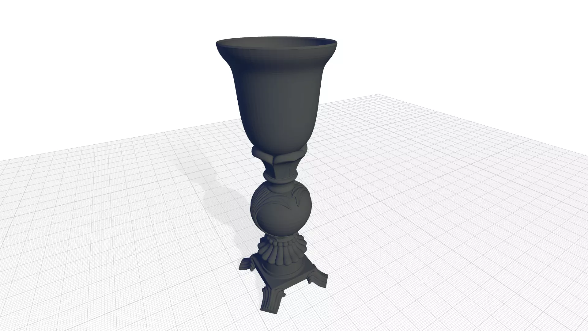 Traditional Lamp 3D model_4