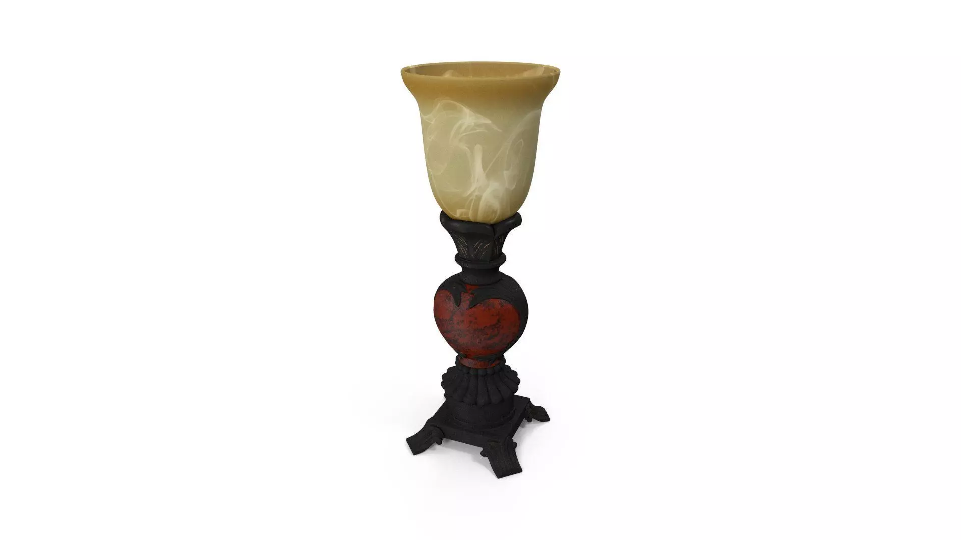 Traditional Lamp 3D model_0