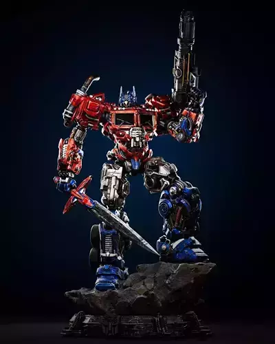 Optimus Prime Version Transformers Printing Model STL