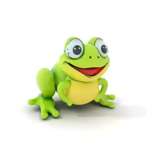 Green Inflatable Frog model pack